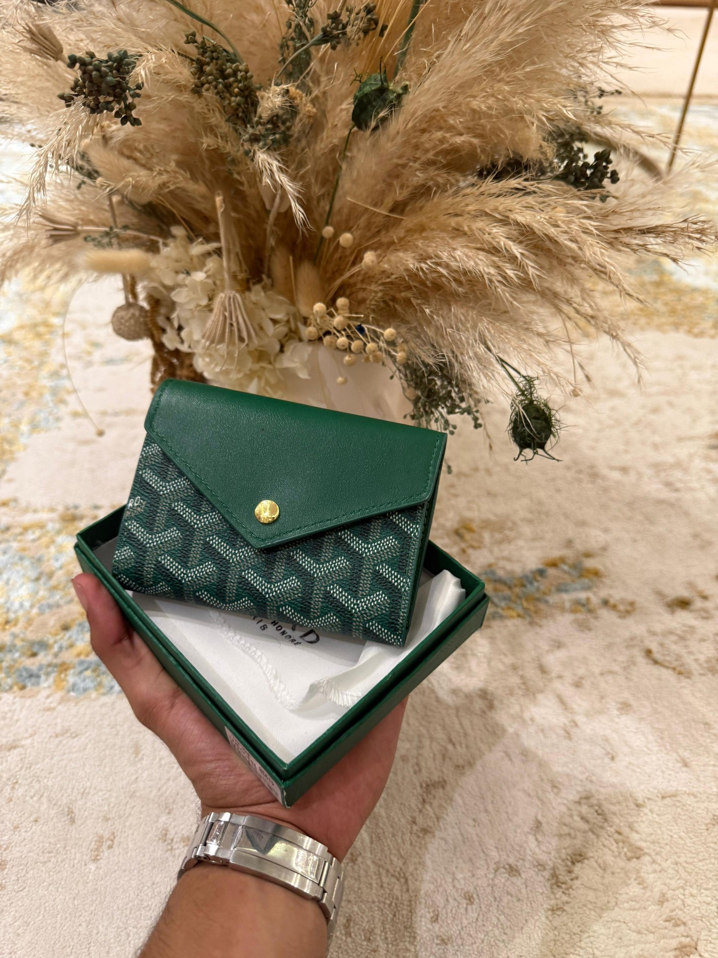 Portefeuille à bouton-pression GOYARD